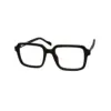 Premium Black Square Eyeglasses at chashmah