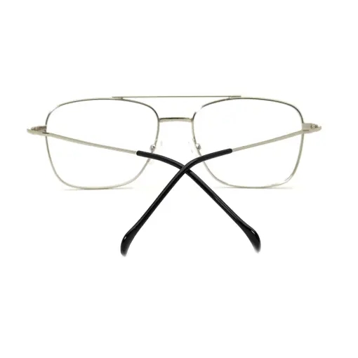 Silver Black Turban Aviator at chashma