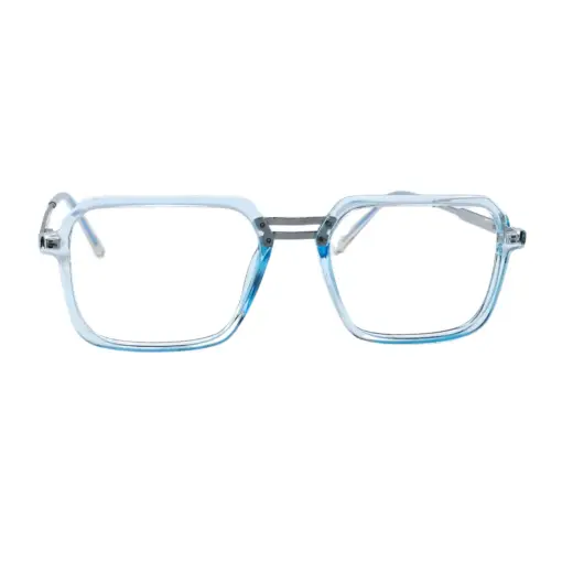 Sky Blue Modern Eyeglasses at chashmah