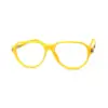 Yellow Retro Aviator Eyeglasses at chashma
