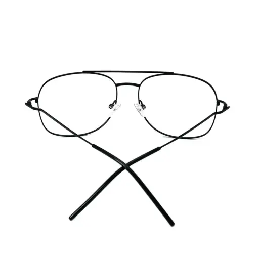 Black Aviator Turban Eyeglasses at chashma