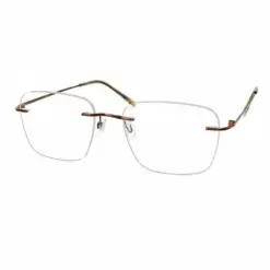 Buy Copper Brown Rimless Eyeglasses Online