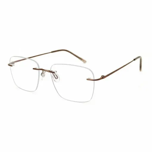 Buy Copper Brown Rimless Eyeglasses Online