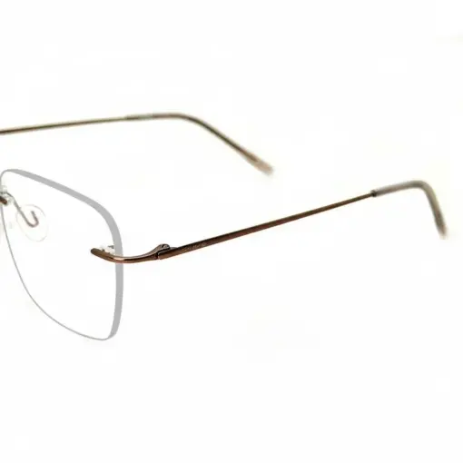Buy Copper Brown Rimless Eyeglasses Online