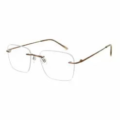Buy Copper Brown Rimless Eyeglasses Online
