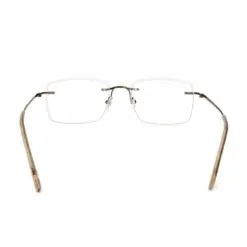 Buy Copper Brown Rimless Eyeglasses Online