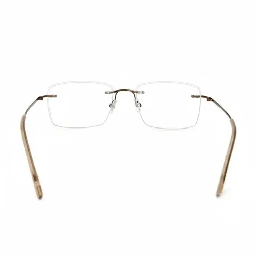 Buy Copper Brown Rimless Eyeglasses Online