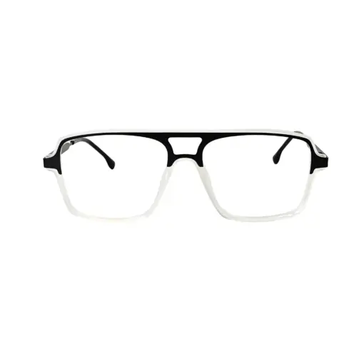 Buy Matte White Modern Eyeglasses Online