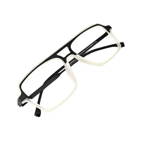 Buy Matte White Modern Eyeglasses Online