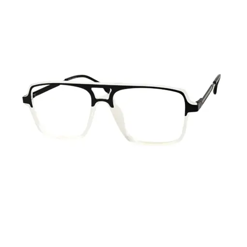 Buy Matte White Modern Eyeglasses Online