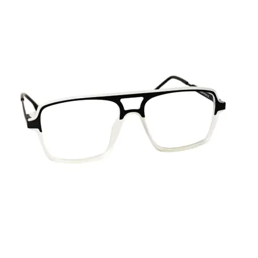 Buy Matte White Modern Eyeglasses Online