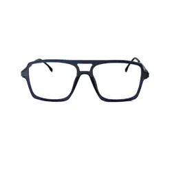Dark Blue Modern Eyeglasses at chashma