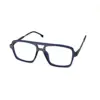 Dark Blue Modern Eyeglasses at chashma