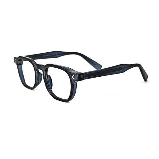 Dark Blue Stylish Eyeglasses AT chashma