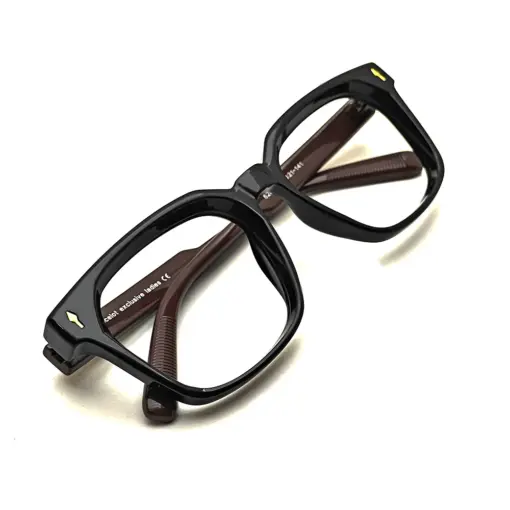 Ocelot Black Bold Eyeglasses at chashma