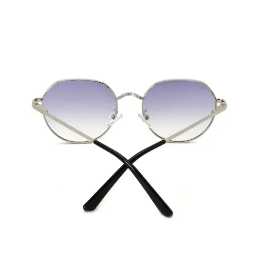 Silver Round Fashion Sunglasses at chashma