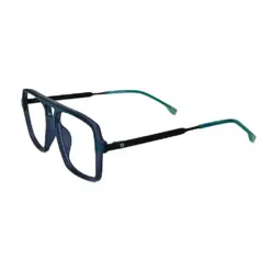 Turquoise Blue Modern Eyeglasses at chashmah
