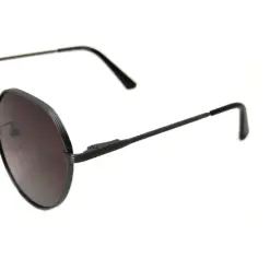 Black Round Fashion Sunglasses at chashma