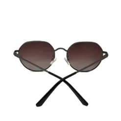 Black Round Fashion Sunglasses at chashma