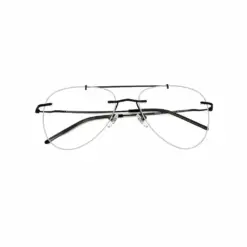 Buy Black Rimless Turban Aviator Eyeglasses Online