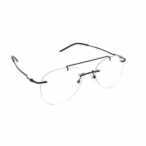Buy Black Rimless Turban Aviator Eyeglasses Online