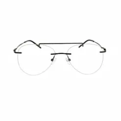 Buy Black Rimless Turban Aviator Eyeglasses Online