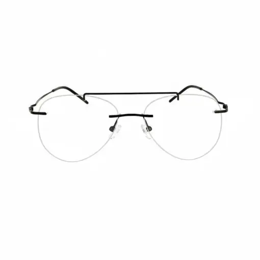 Buy Black Rimless Turban Aviator Eyeglasses Online