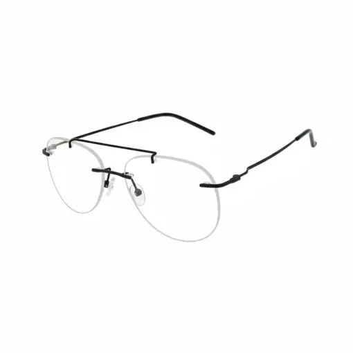Buy Black Rimless Turban Aviator Eyeglasses Online