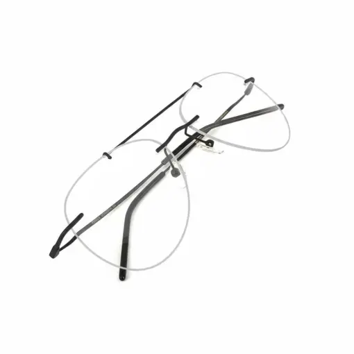 Buy Black Rimless Turban Aviator Eyeglasses Online