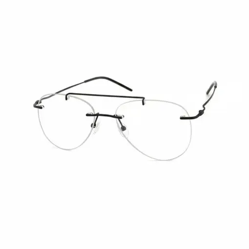 Buy Black Rimless Turban Aviator Eyeglasses Online