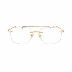 Buy Golden Rimless Turban Aviator Eyeglasses Online