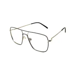 Buy Silver Black Modern Turban Eyeglasses Online