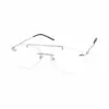 Buy Silver Rimless Turban Aviator Eyeglasses Online