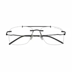 Buy BLACK Rimless Turban Aviator Eyeglasses Online