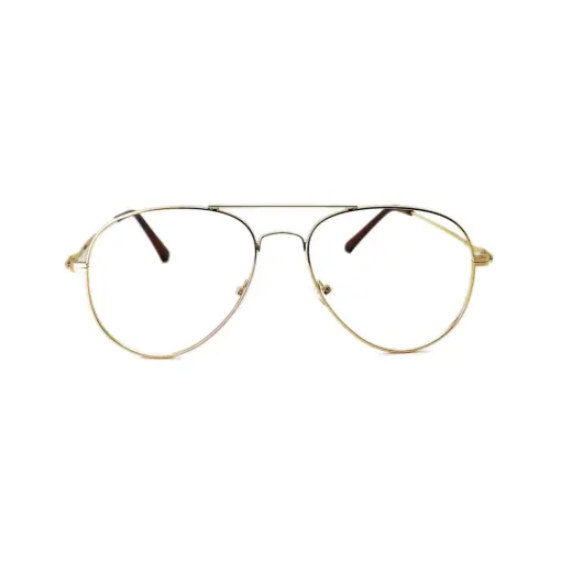 Golden Turban Aviator Eyeglasses