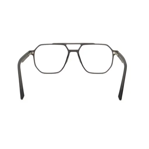 Grey Aviator Clip-on Eyeglasses