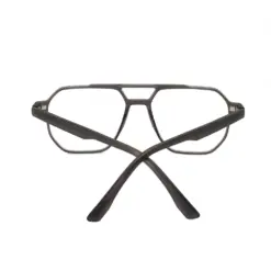 Grey Aviator Clip-on Eyeglasses