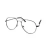 Matte Gun Metal Aviator Eyeglasses Online at chashma