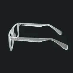 Matte White Fashion Eyeglasses AT chashma