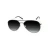 Modern Black Aviator Sunglasses at chashmah
