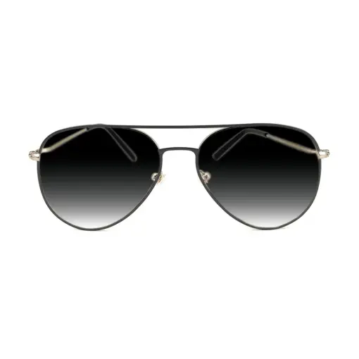Modern Black Aviator Sunglasses at chashmah