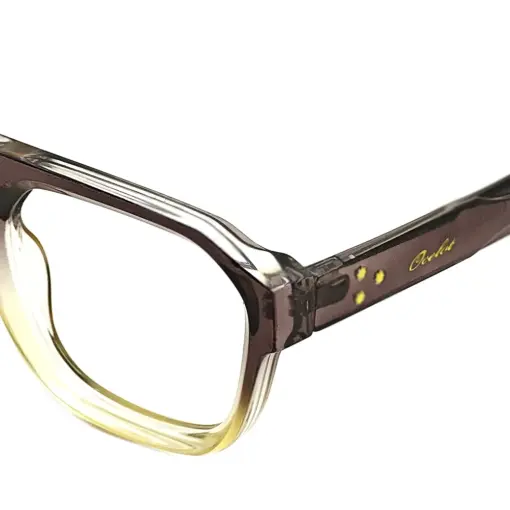 Ocelot Brown Aviator Eyeglasses at chashma