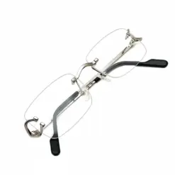 Silver Rimless Eyeglasses at chashmah