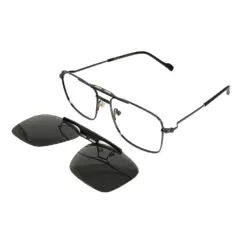 Black Turban Fit Clip-on Eyeglasses at chashmah