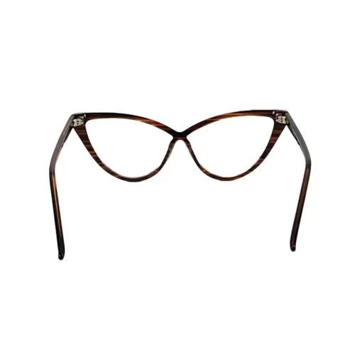 Brown Bold Cat-eye Frame at chashmah