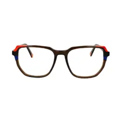 Brown Geometric Fashion Glasses at chashma