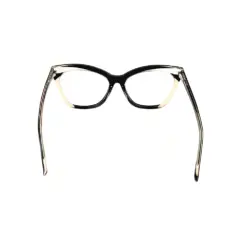 Black Bold Cat-eye Eyeglasses at chashmah