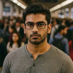 Black Stylish Compact Eyeglasses at chashmah