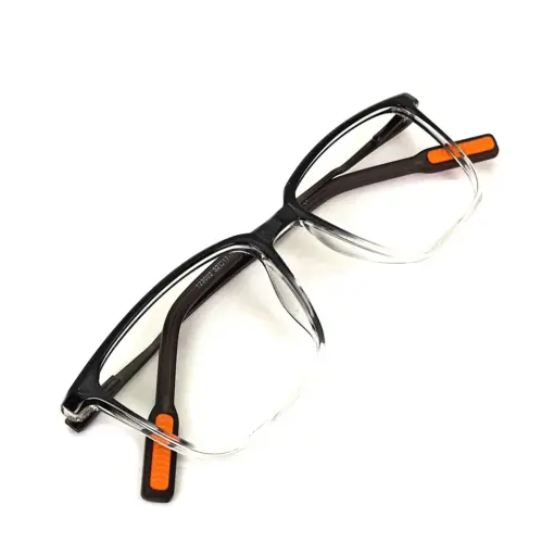 Black Dual Tone Eyeglasses at chashmah.com