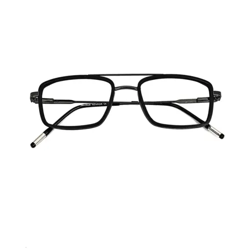 Black Stylish Compact Eyeglasses at chashmah